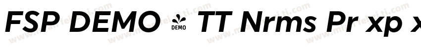 FSP DEMO - TT Nrms Pr xp xtrBld字体转换